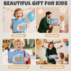 Dreamon recipe cards and storage bag organize kid-friendly cooking activities.