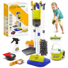 Dreamon toddler cleaning set 14pc with pretend tools for imaginative cleaning play