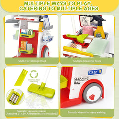 Dreamon Toddler Cleaning Set dustpan and broom promoting tidy room habits.