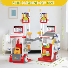Dreamon Toddler Cleaning Set hand sanitizer prop adds realistic detail.