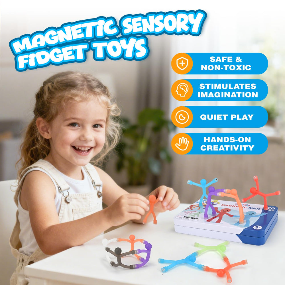 Dreamon travel toy set with included tin for organized on-the-go fun.
