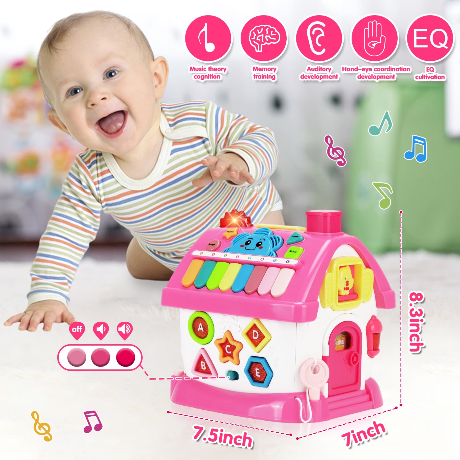 Dreampark musical piano zone invites curious children to explore sounds.