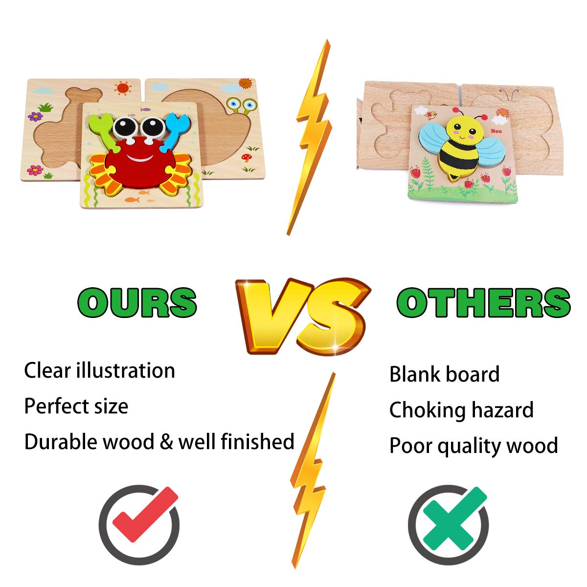 Dreampark crab puzzle promotes hand-eye coordination during play