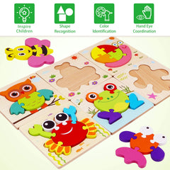 Dreampark wooden owl puzzle for toddlers supporting cognitive play