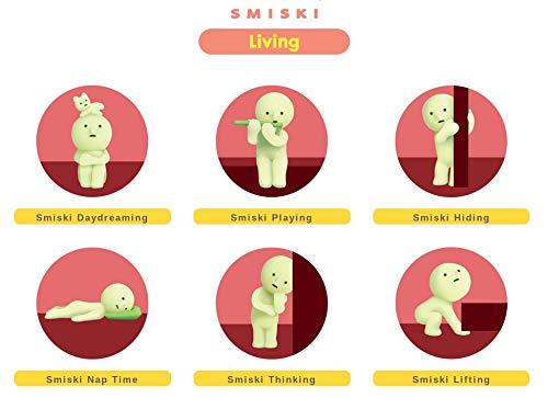 Dreams Smiski blind box surprise reveals a random mini figure and excitement