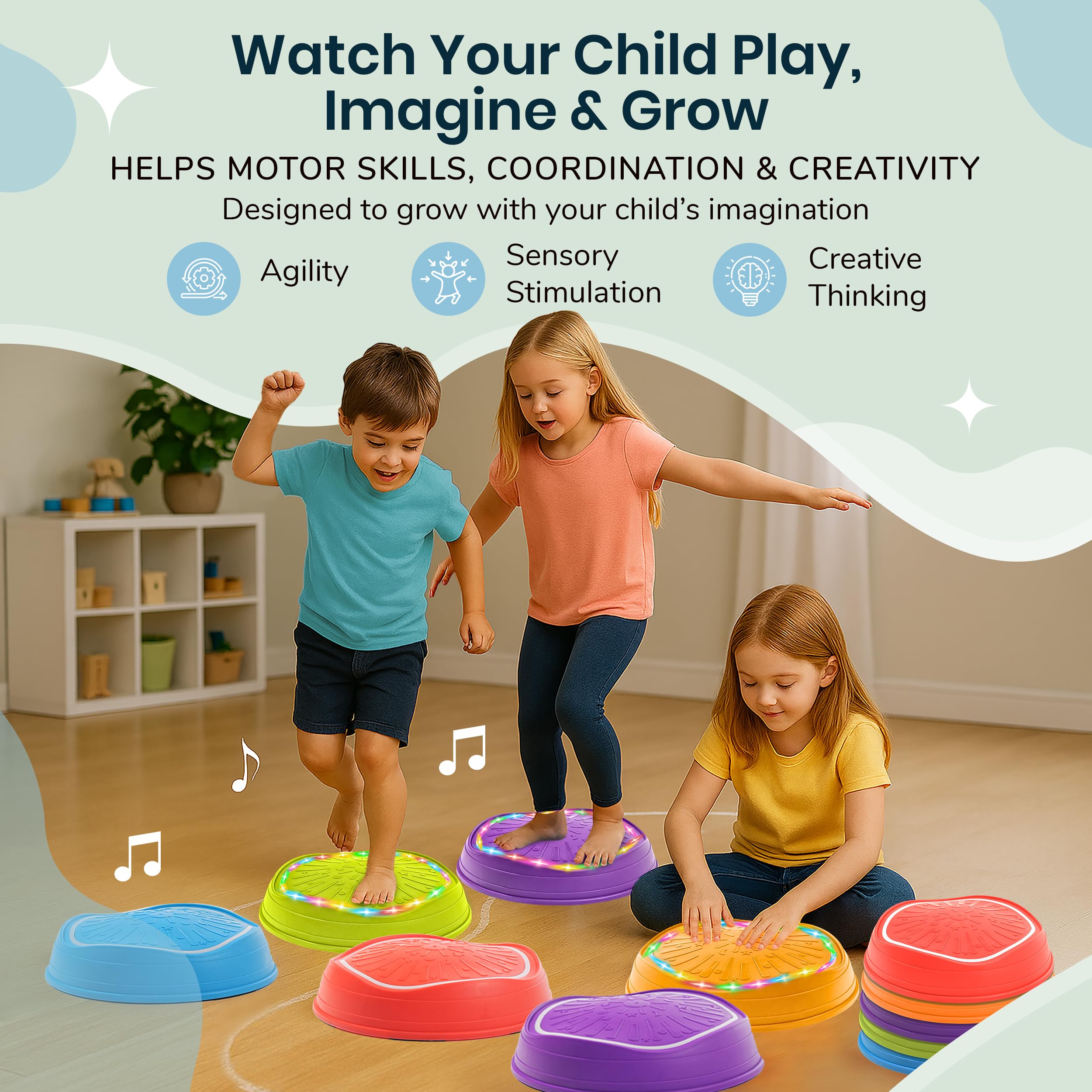 Dreamscape Kids battery-powered setup ready for immediate play