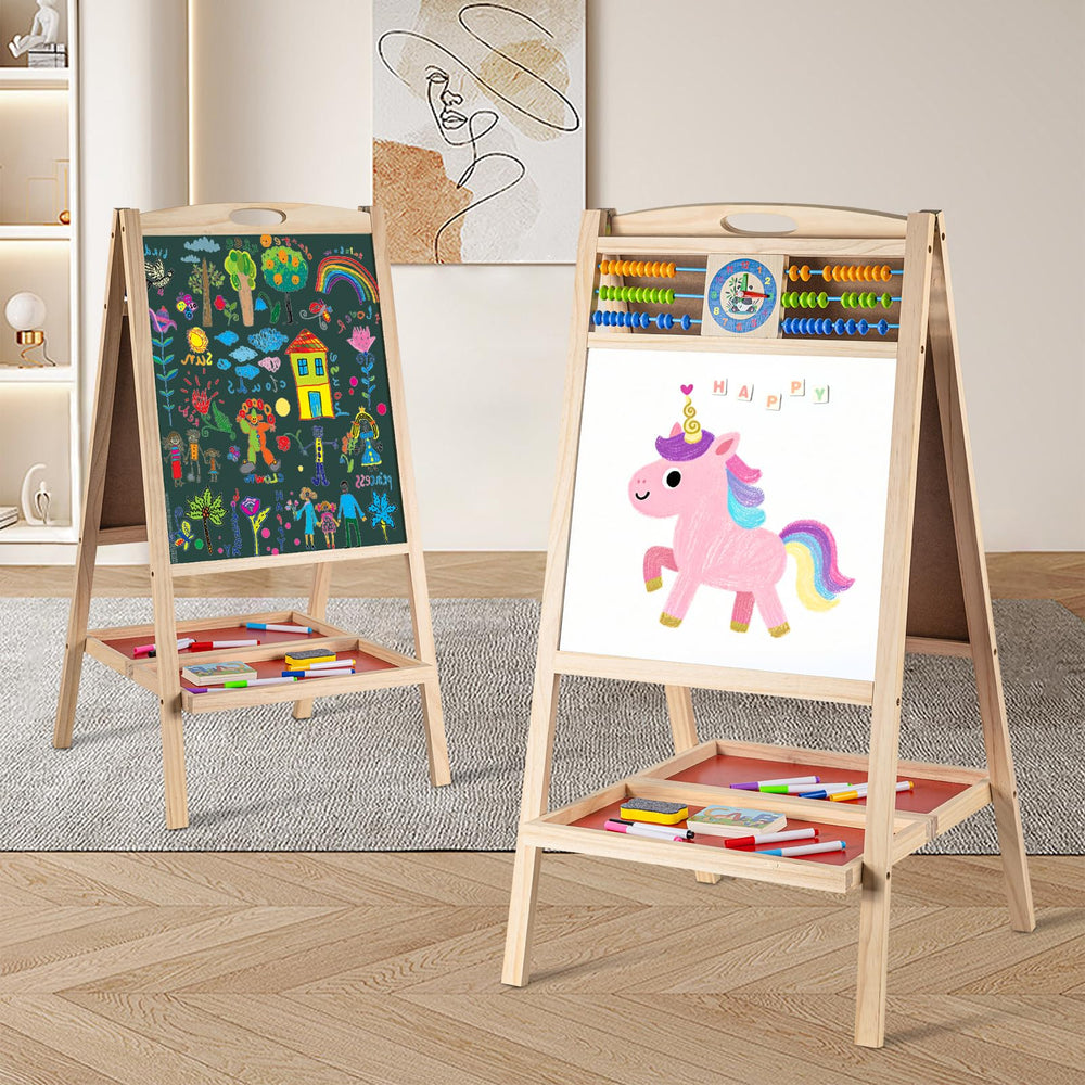 Dreamtailor wood frame with rounded corners for safe play.