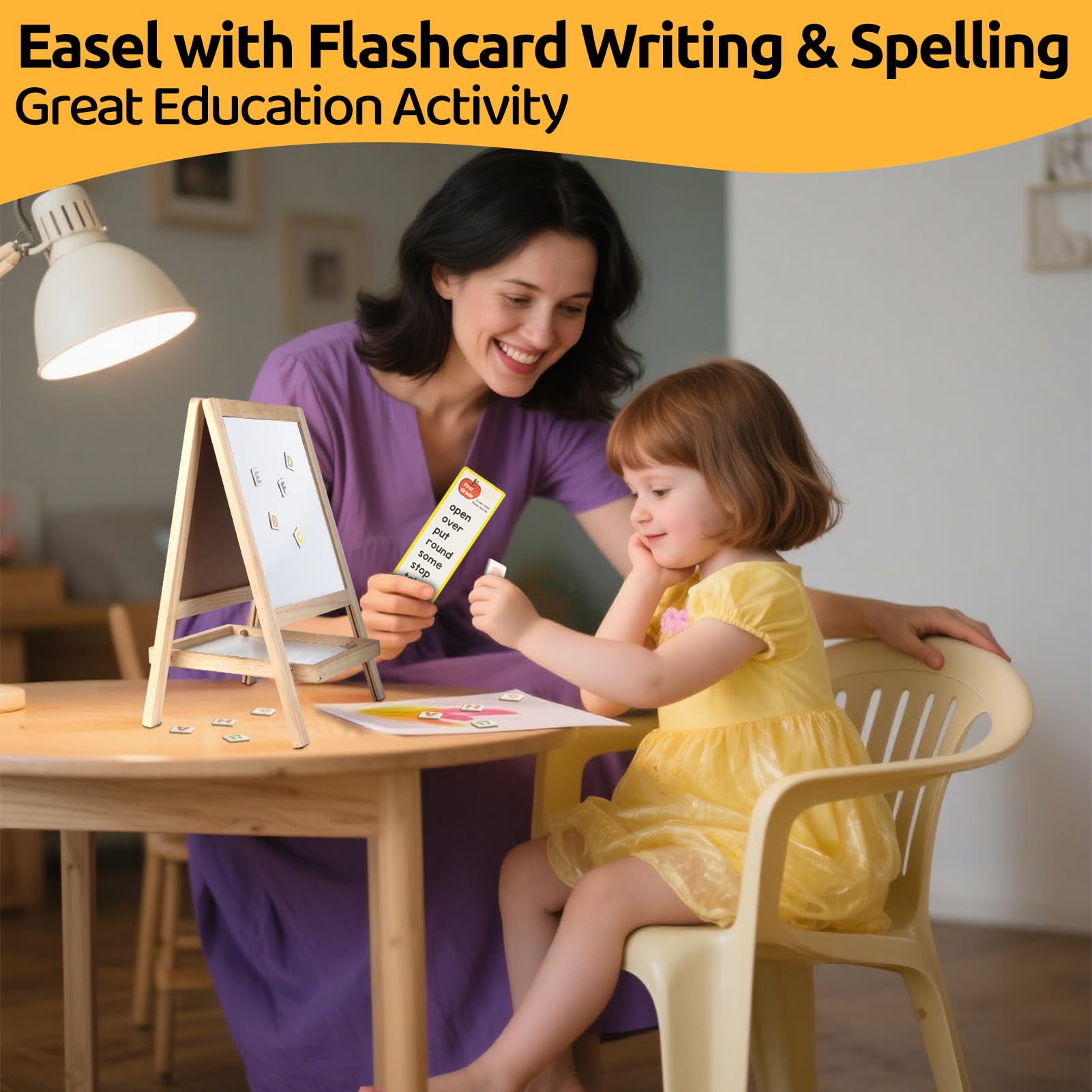 Dreamtailor magnetic letters and numbers help kids spell and count during play.