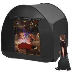 Dreamtrue sensory tent closed setup offers a cozy hideaway for focused play.