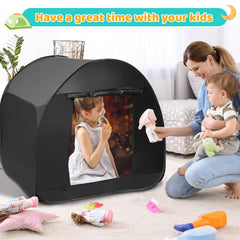 Dreamtrue sensory tent light toys create a wonder-filled exploration zone.