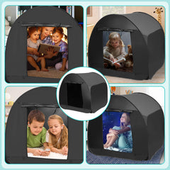 Dreamtrue sensory tent pop-up setup enables quick, mess-free setup for busy days.