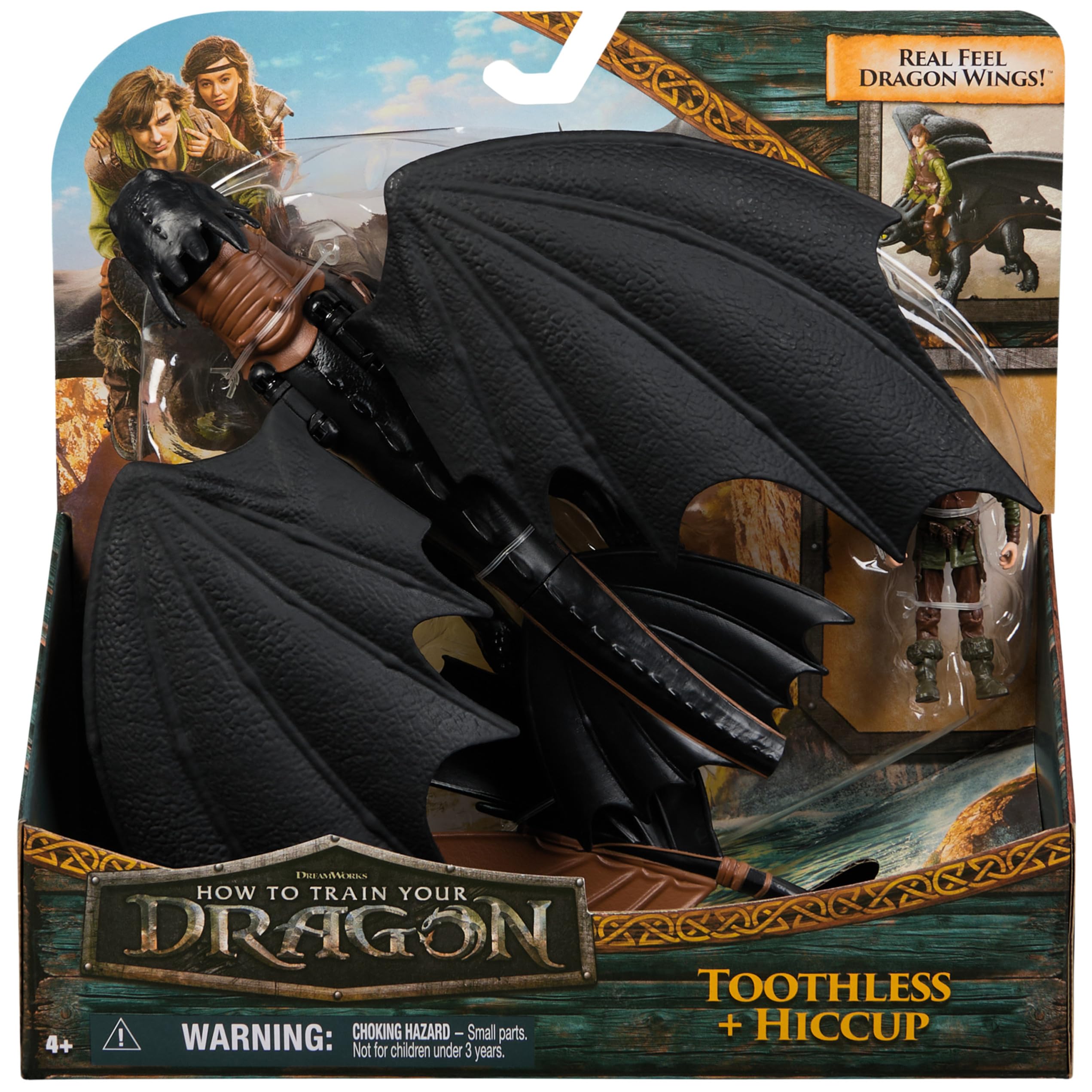 DreamWorks Dragons Hiccup 3-inch rider for quick, interactive dragon adventures