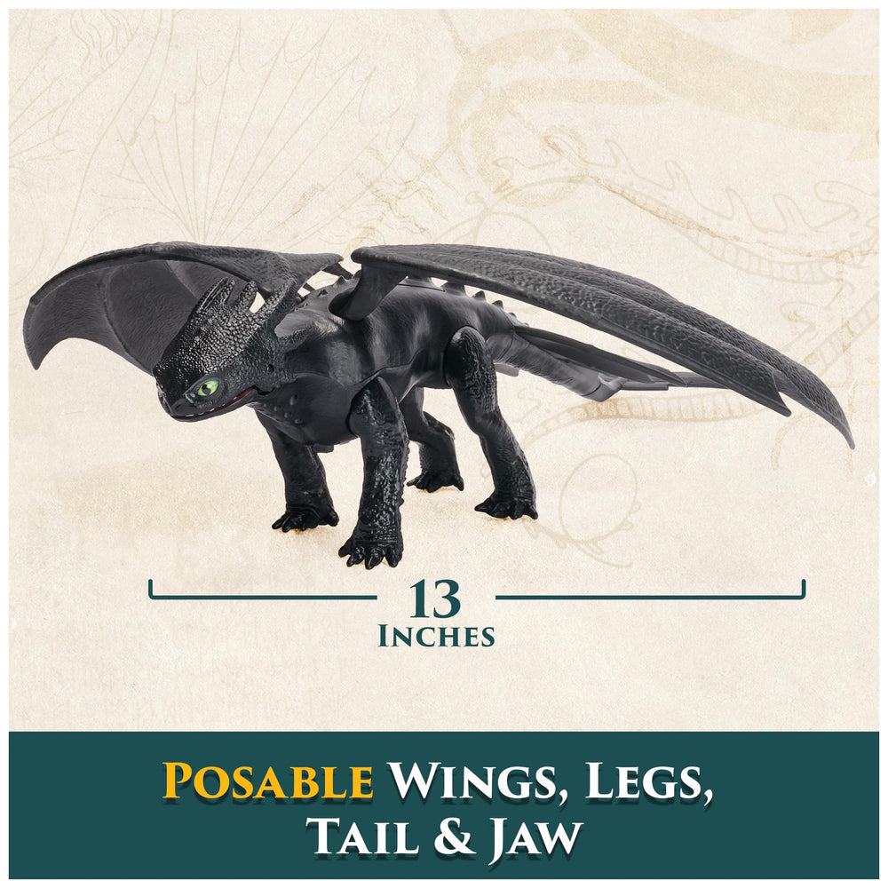 DreamWorks Night Fury is a 13-inch figure ideal for display and play.
