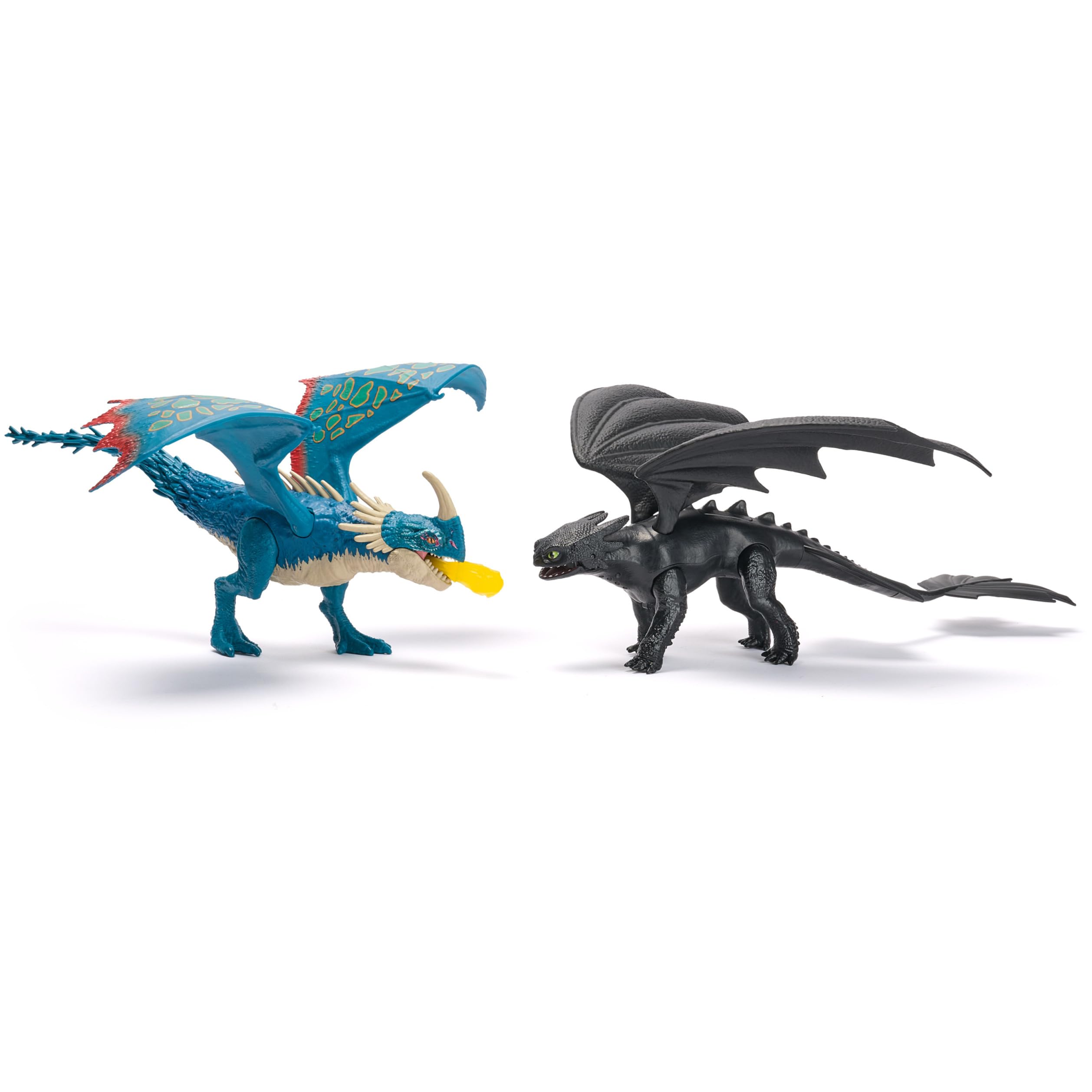Night Fury play setup encourages creative adventures with other DreamWorks toys.