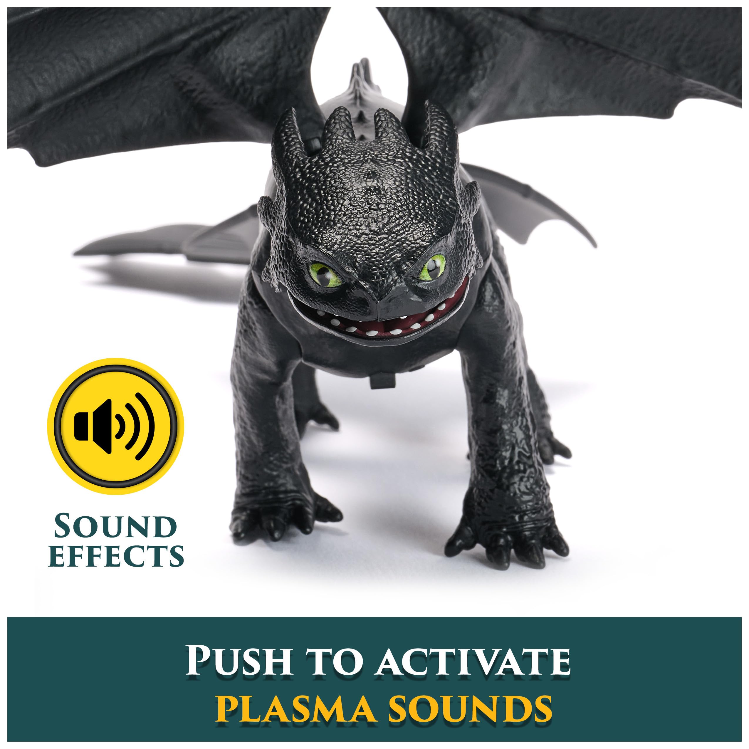 Night Fury hind-leg flight sounds help simulate takeoffs during play.