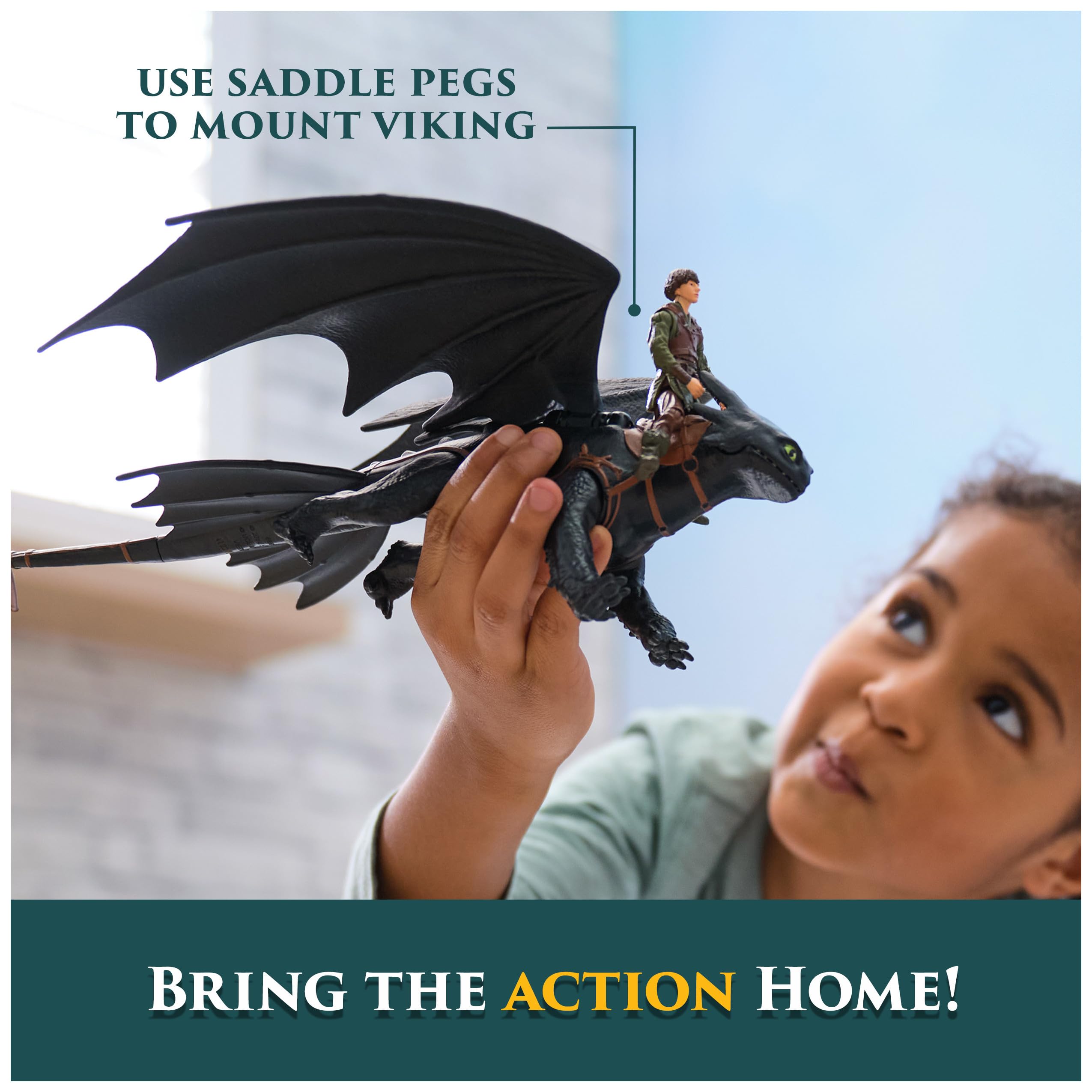 DreamWorks Dragons Toothless-Viking duo invites cooperative play and storytelling