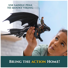DreamWorks Dragons Toothless-Viking duo invites cooperative play and storytelling
