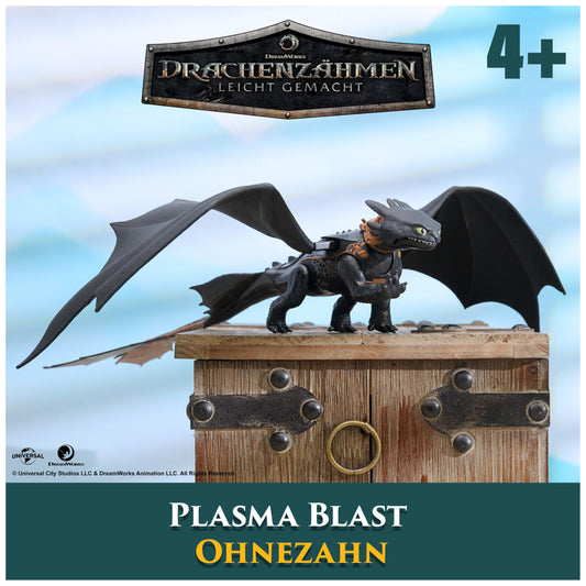 Toothless wings extend for dynamic pretend flight poses