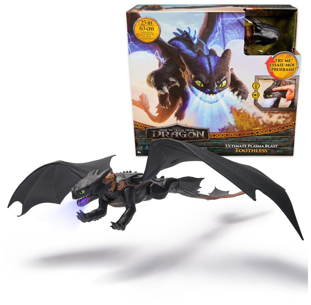 DreamWorks Toothless toy with 25-inch wingspan for dramatic play