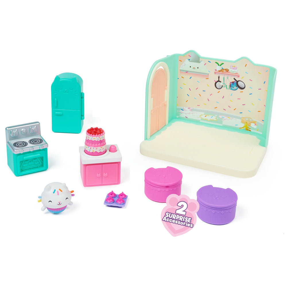 Dollhouse Deliveries reveal mystery accessories for Gabby’s Dollhouse Bakey with Cakey Kitchen