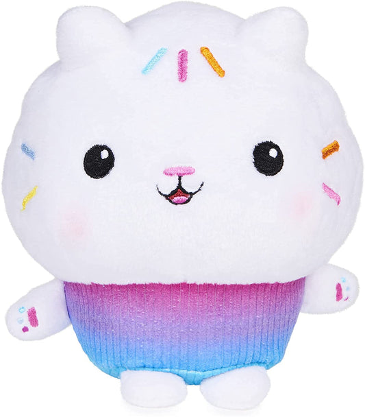 DreamWorks Gabby's Dollhouse Cakey Cat Purr-ific Plush with soft fabric for pretend play