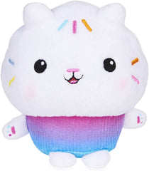 DreamWorks Gabby's Dollhouse Cakey Cat Purr-ific Plush with soft fabric for pretend play