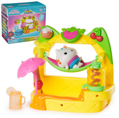 DreamWorks Gabby's Dollhouse balcony playset with Cakey Cat sparks imaginative pretend play