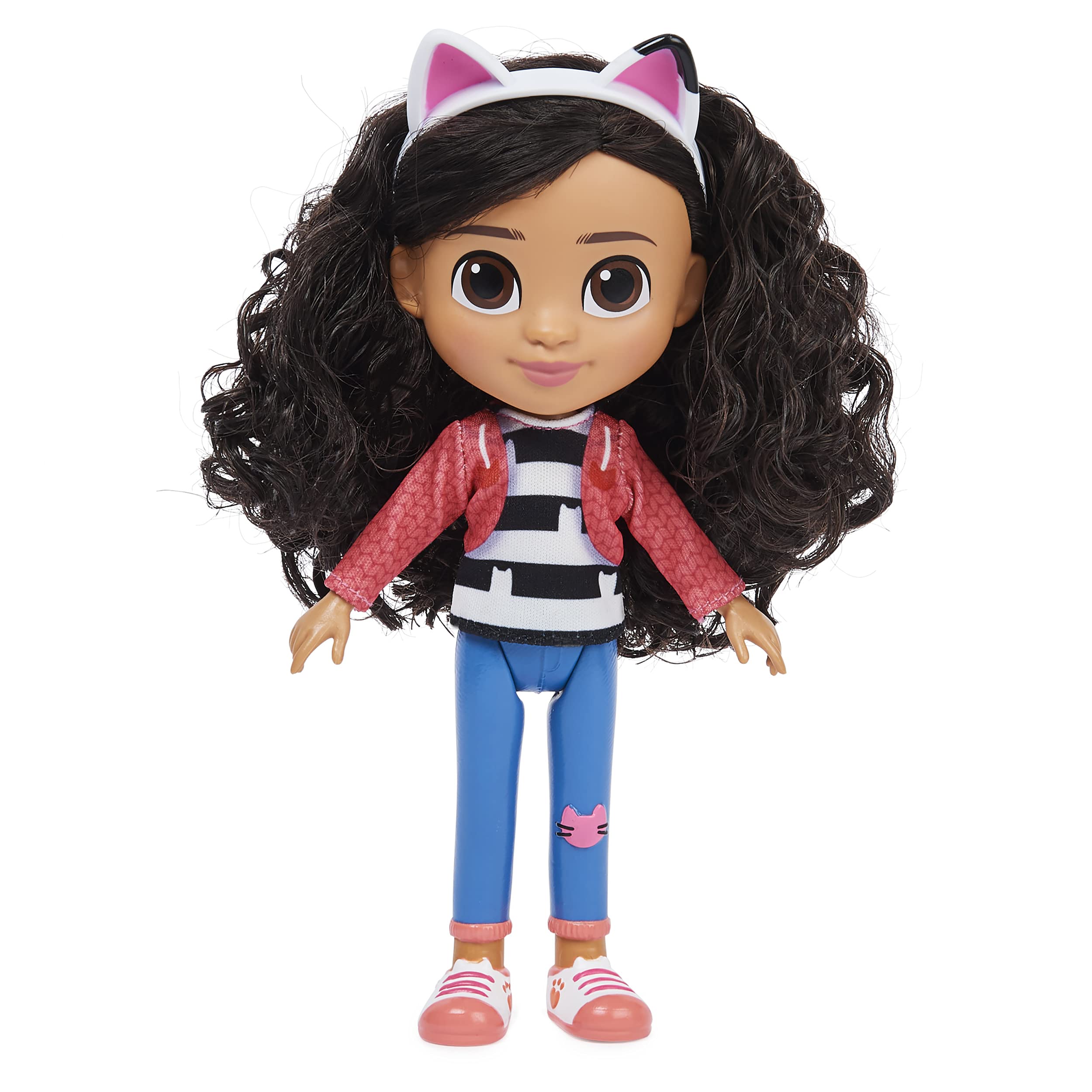 DreamWorks Gabby’s Dollhouse Gabby Girl doll with classic outfit for imaginative play.