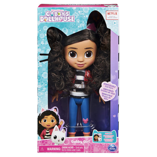 Gabby Girl doll features soft curly hair ideal for easy styling.