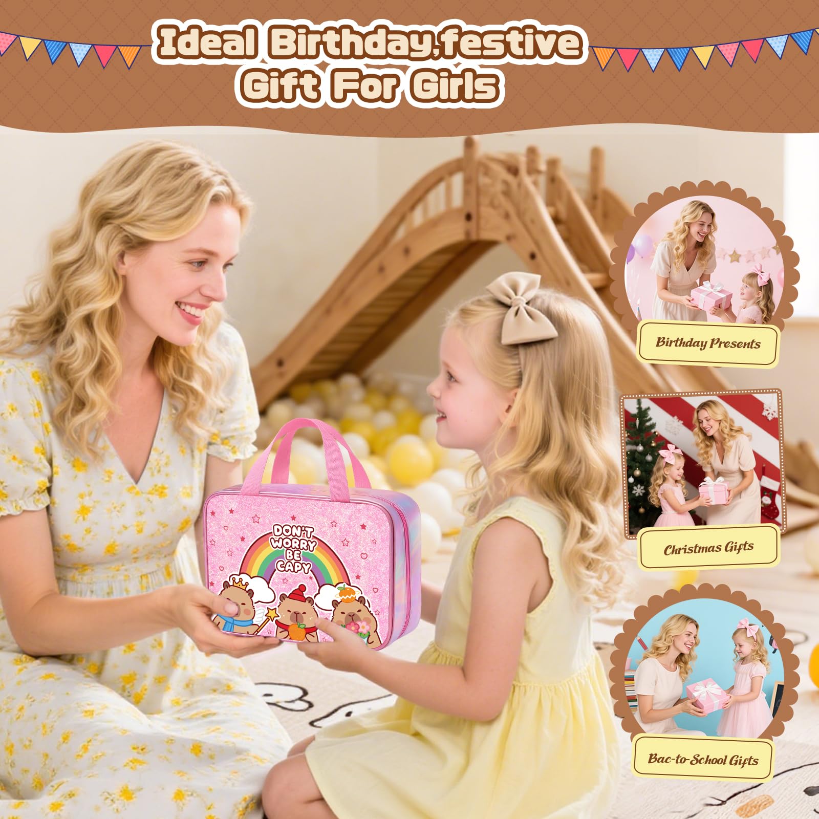 DreamyCandy Capybara stickers and accessories enhance art with playful details