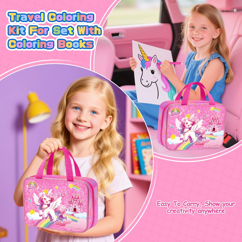DreamyCandy unicorn gel pens add sparkling accents to art.
