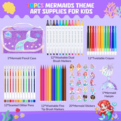 DreamyCandy Washable Dual Brush Markers offer bold color with easy cleanup