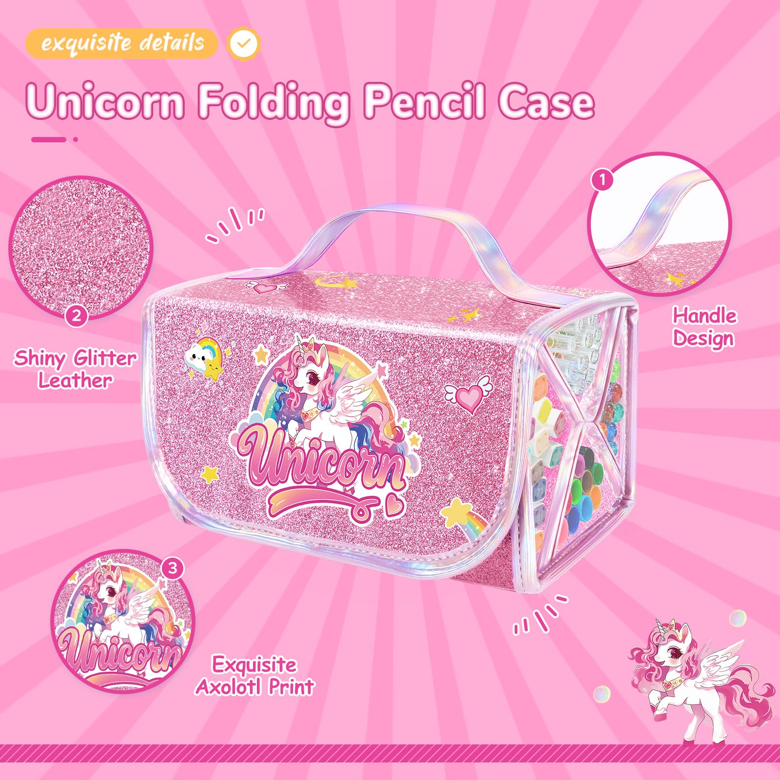 DreamyCandy washable fine-tip markers provide precise lines and easy cleanup.