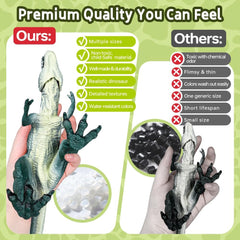 Drefirsa dinosaur party decor in colorful packaging for gifts and treats.