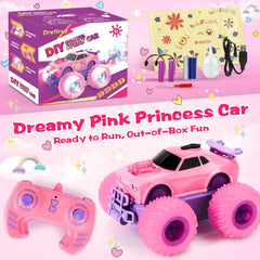 Drefirsa Princess RC Car durable and safe design for kids