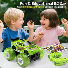 Drefirsa remote control car includes two batteries for longer sessions.