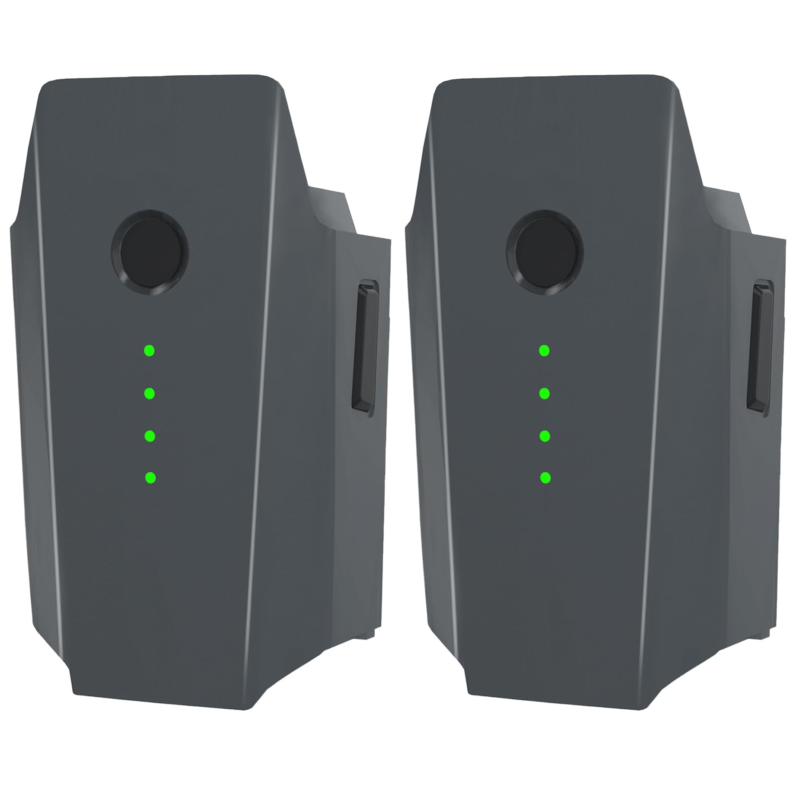 Dregin Mavic Pro Battery 2-pack front view highlights dependable power for DJI drones.
