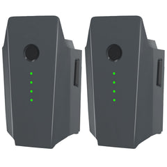 Dregin Mavic Pro Battery 2-pack front view highlights dependable power for DJI drones.