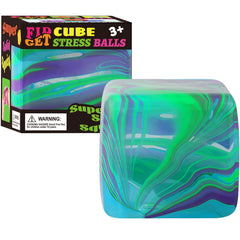 Drephere ice cube stress ball green for focus during travel and study.