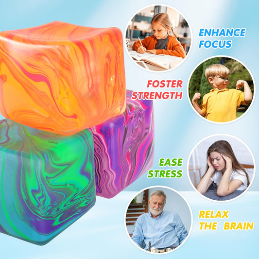 Drephere portable ice cube stress ball tucked in a pocket