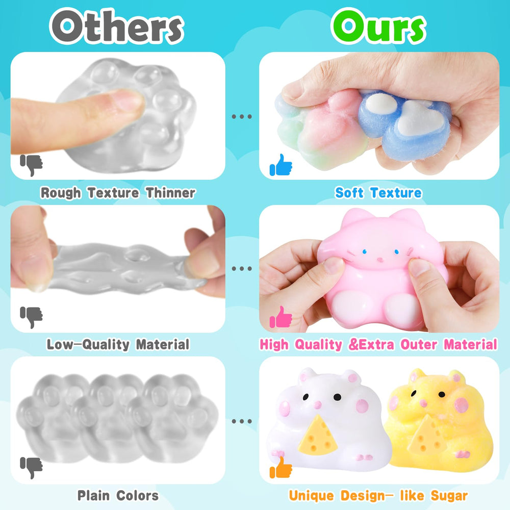Drephere Taba Hamster Squishies – durable, safe squeeze for quick breaks.