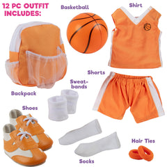 Dress Along Dolly shorts for 18-inch dolls provide comfortable, durable wear
