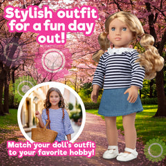 Dress Along Dolly gift-ready packaging, ideal for birthdays and holidays.