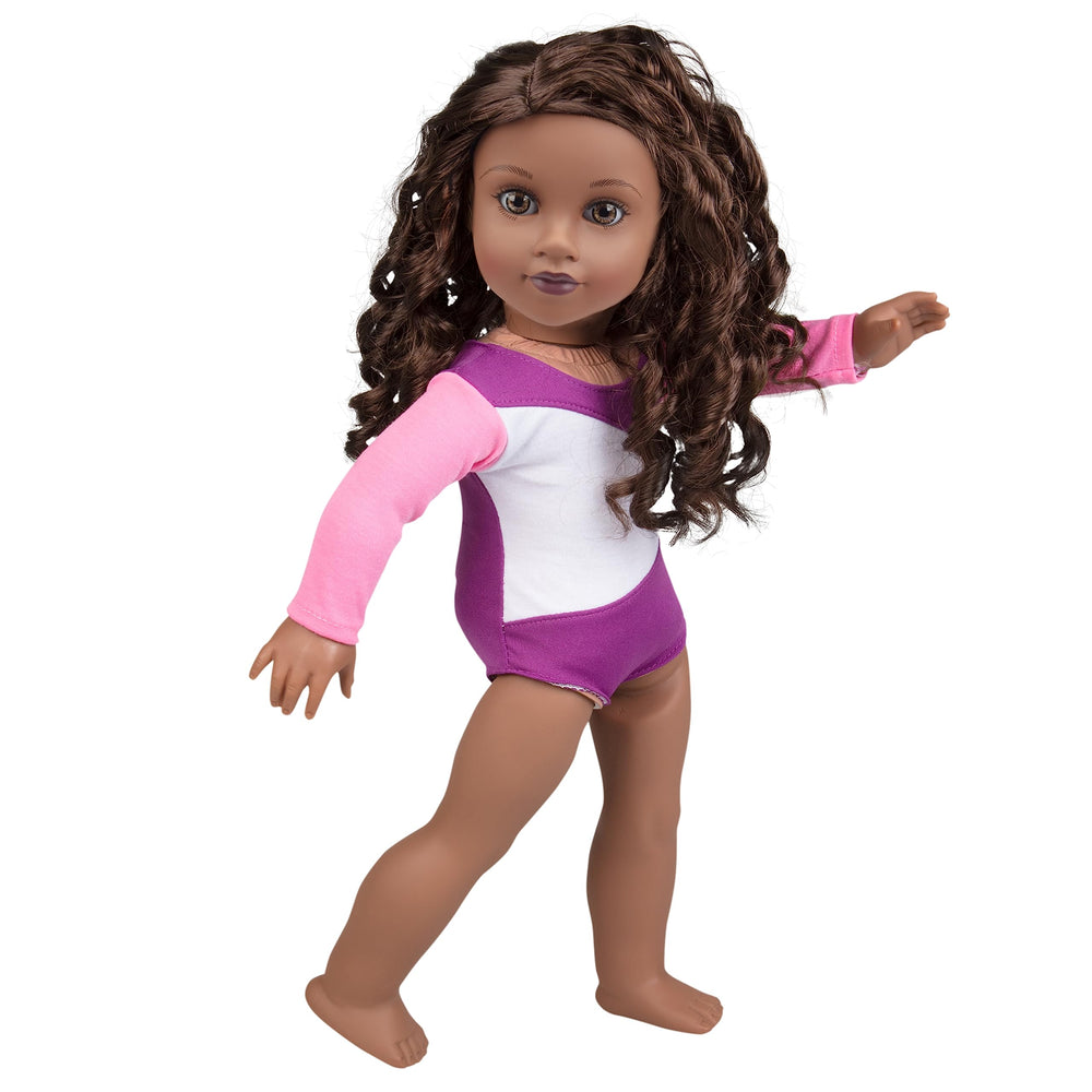 Dress Along Dolly sneakers complete the athletic look and easy dressing for dolls