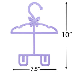 Dress Along Dolly unique top-bottom hanger design saves closet space.