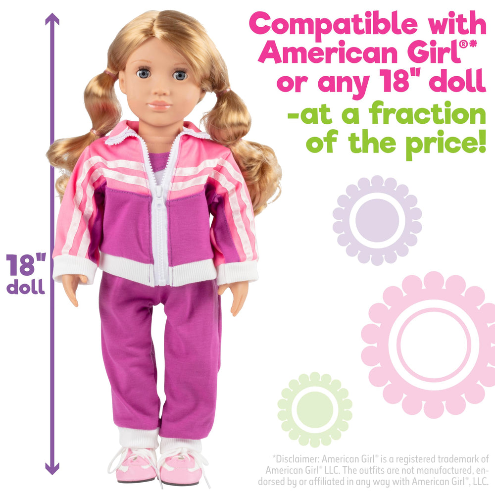 Dress Along Dolly warm-up jacket adds cozy layering for gym practice and stylish flair