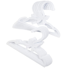 Dress Along Dolly white butterfly hanger for 18-inch dolls, keeps outfits organized