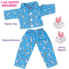 Dress Along Dolly White Rabbit Slippers, soft plush comfort for doll playtime.