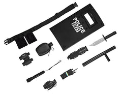 Dress Up America adjustable police belt supports kid-sized fits and storage for pretend gear.