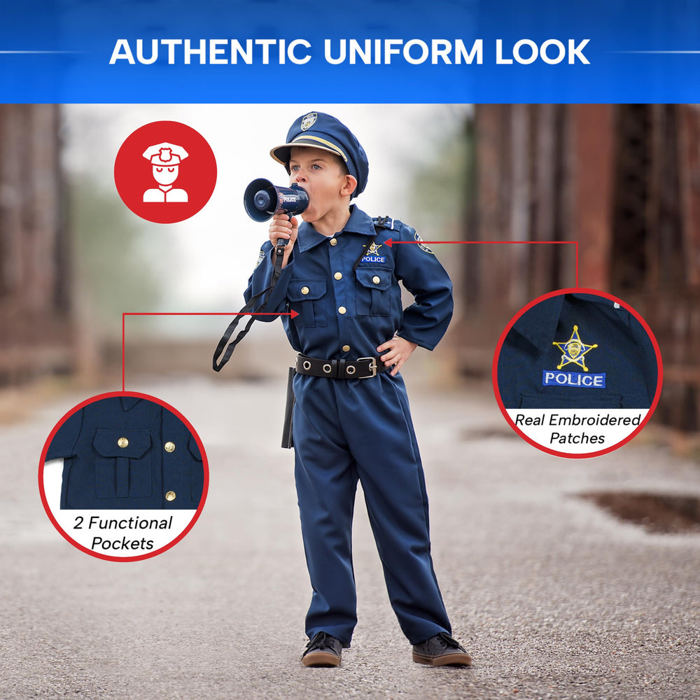 Dress Up America police belt with practical details for role-play adventures